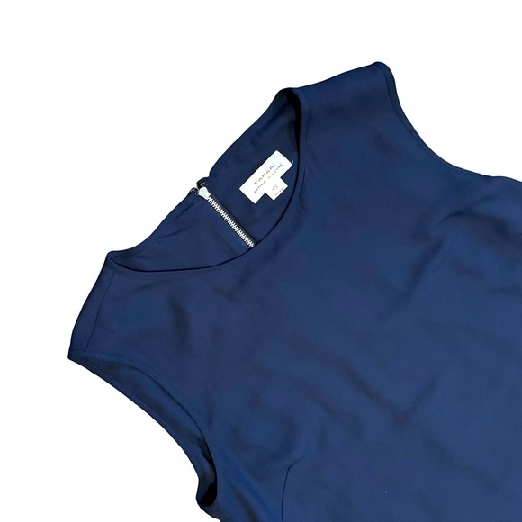 Navy Sleeveless Blouse Sz XS - Picture 3 of 12